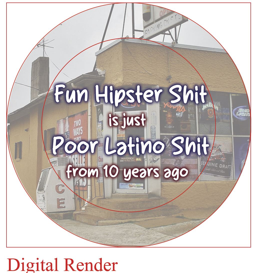 "Fun Hipster Shit" - 1.25" Pinback Button