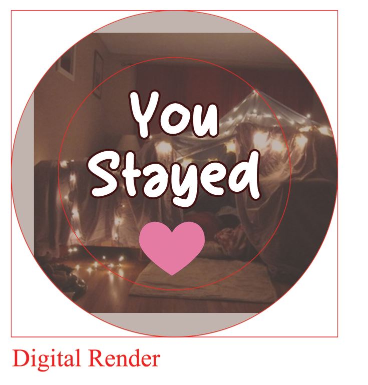 "You Stayed" - 1.25" Pinback Button