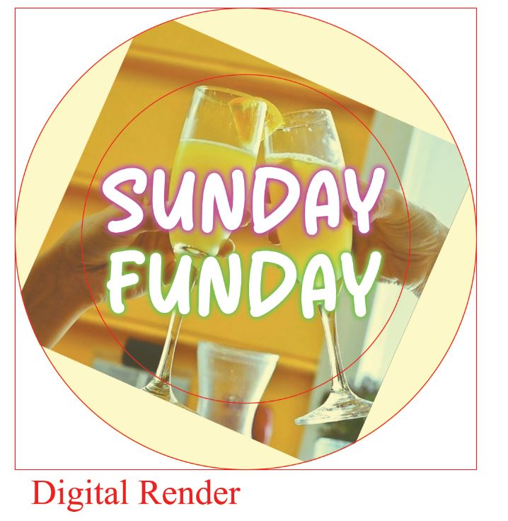 "Sunday Funday" - 1.25" Pinback Button